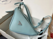 Load image into Gallery viewer, PD168 Triangle Leather Shoulder Bag / 10.2x3.9x5.1inch
