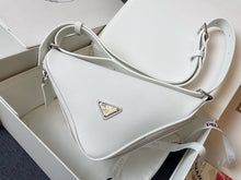 Load image into Gallery viewer, PD168 Triangle Leather Shoulder Bag / 10.2x3.9x5.1inch
