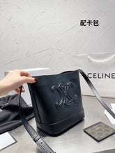 Load image into Gallery viewer, CL095 SMALL BUCKET CUIR TRIOMPHE (Gift with Card Holder)
