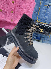 Load image into Gallery viewer, SE952 CC Lace-Ups Boots / Size5-9
