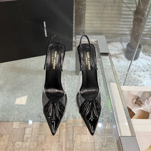 Load image into Gallery viewer, SE980 YSK Slingback Pumps in PVC &amp; Patent Leather / Size5-9
