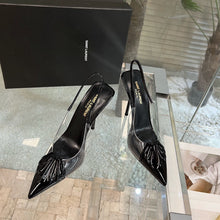 Load image into Gallery viewer, SE980 YSK Slingback Pumps in PVC &amp; Patent Leather / Size5-9
