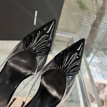 Load image into Gallery viewer, SE980 YSK Slingback Pumps in PVC &amp; Patent Leather / Size5-9

