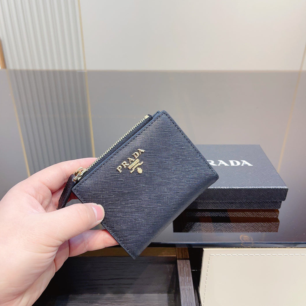 PD191 Small Leather Wallet / 4.3x3.5inch