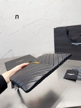 Load image into Gallery viewer, YSK220 Leather Clutch / 11x8.3inch
