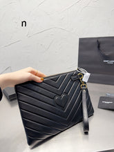 Load image into Gallery viewer, YSK220 Leather Clutch / 11x8.3inch
