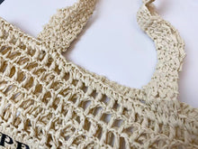 Load image into Gallery viewer, PD162 Raffia Tote Bag / 15x14.2x1.2inch
