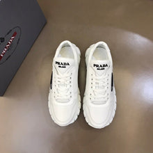 Load image into Gallery viewer, MSE060 Prada White Leather Sneakers

