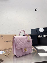 Load image into Gallery viewer, CC621 Small Flap Bag with Top Handle /  6.6 × 8 × 2.3 inch
