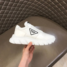 Load image into Gallery viewer, MSE060 Prada White Leather Sneakers
