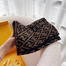 Load image into Gallery viewer, CLTH295 FF Cashmere Scarf / 30x180cm(11.8x70.8inch)
