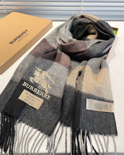 Load image into Gallery viewer, CLTH296 BUR Cashmere Scarf / (32x180cm/12.6x70.8inch)
