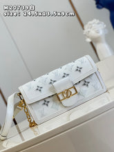 Load image into Gallery viewer, LB886 DAUPHINE EAST WEST BAG / HIGHEST QUALITY VERSION / 24.5 x 13.5 x 9 cm / 9.6 x 5.3 x 3.5 inches
